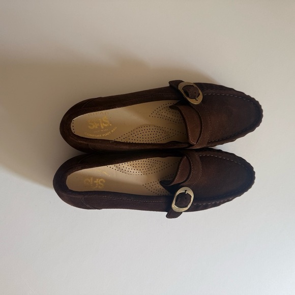 SAS Women's Lara Loafer Brown Suede Size 8.5N - Picture 2 of 6